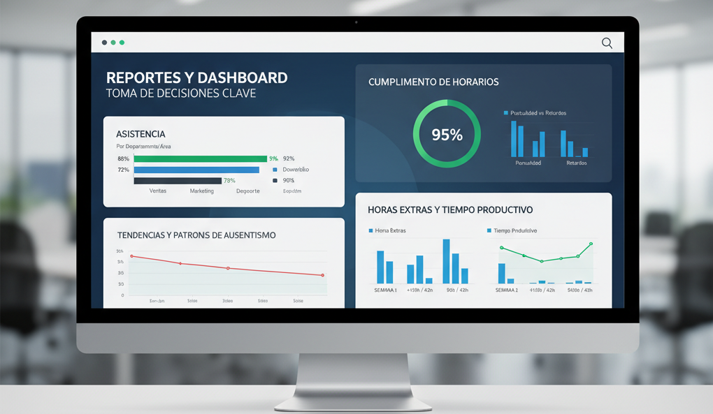 Dashboard de control de asistencia